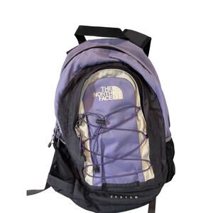The North Face Jester Laptop Hiking Backpack Purple & Black School Travel